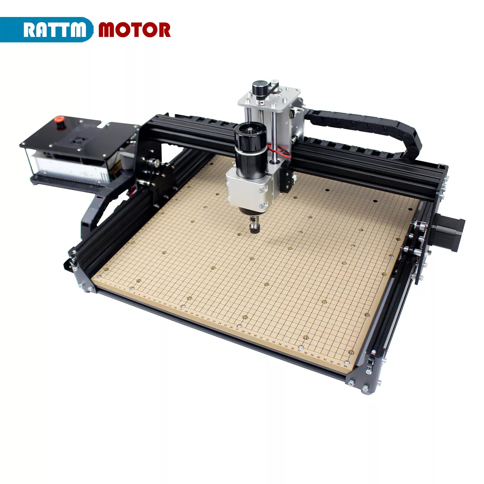 MDF Table CNC 4540 Router 500W Engraver Machine+20W/40W Laser+Offline controlle