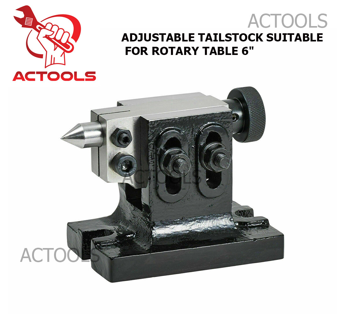 Adjustable Tail Stock Suitable For Rotary Table 6″ Premium Quality USA