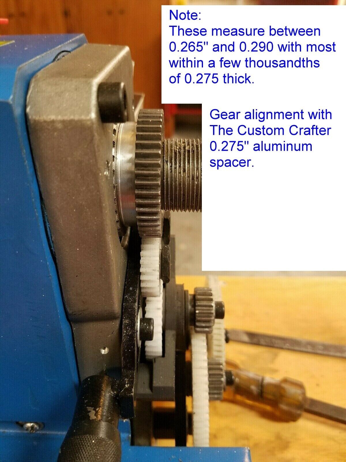 Metal Mini Metal Lathe Headstock Spindle Spacer Replaces Plastic on 7 X 14 Lathe