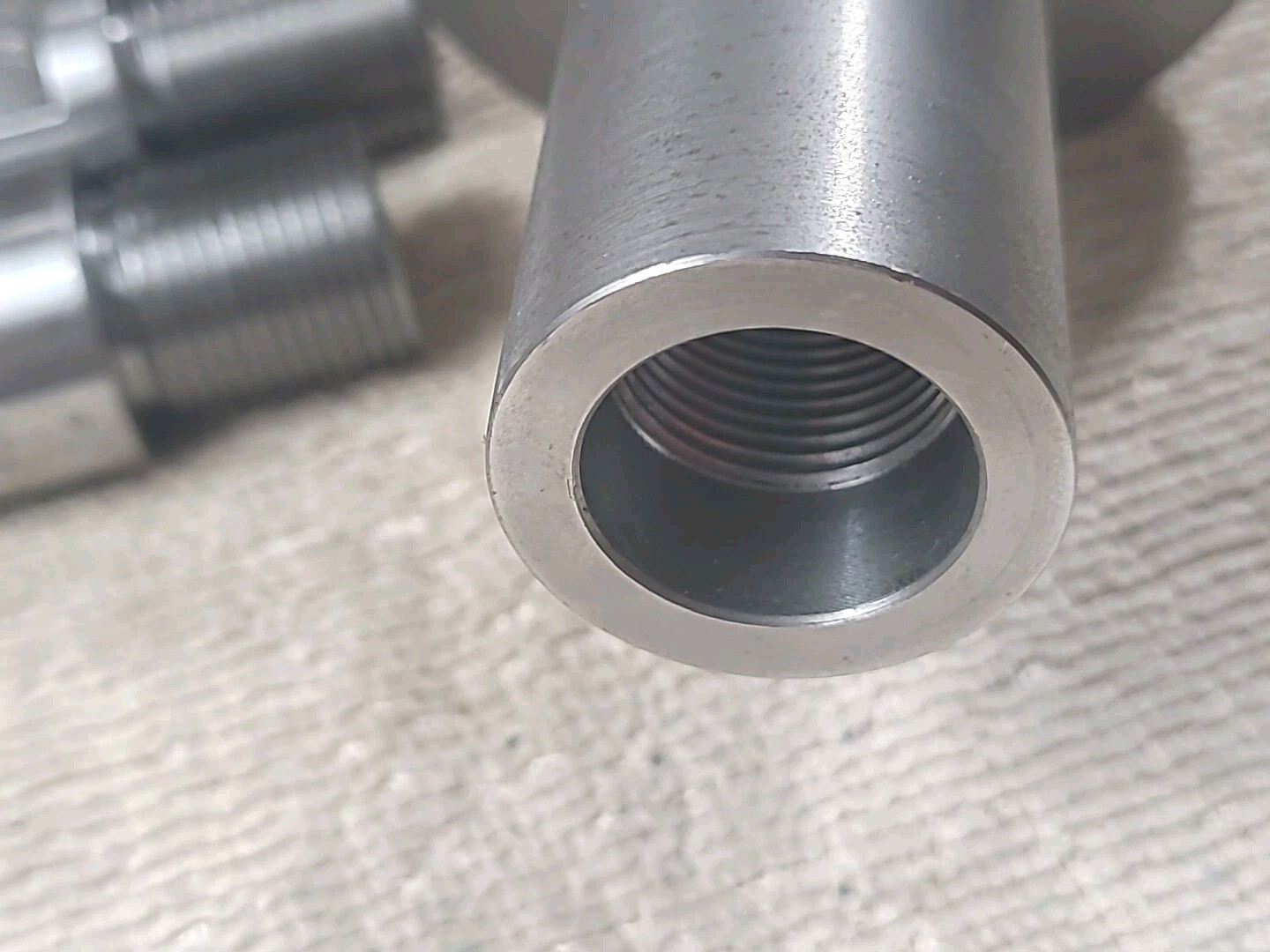 machinist parts from a closed machine shop, Tooling Threaded Extensions 1″ Dia