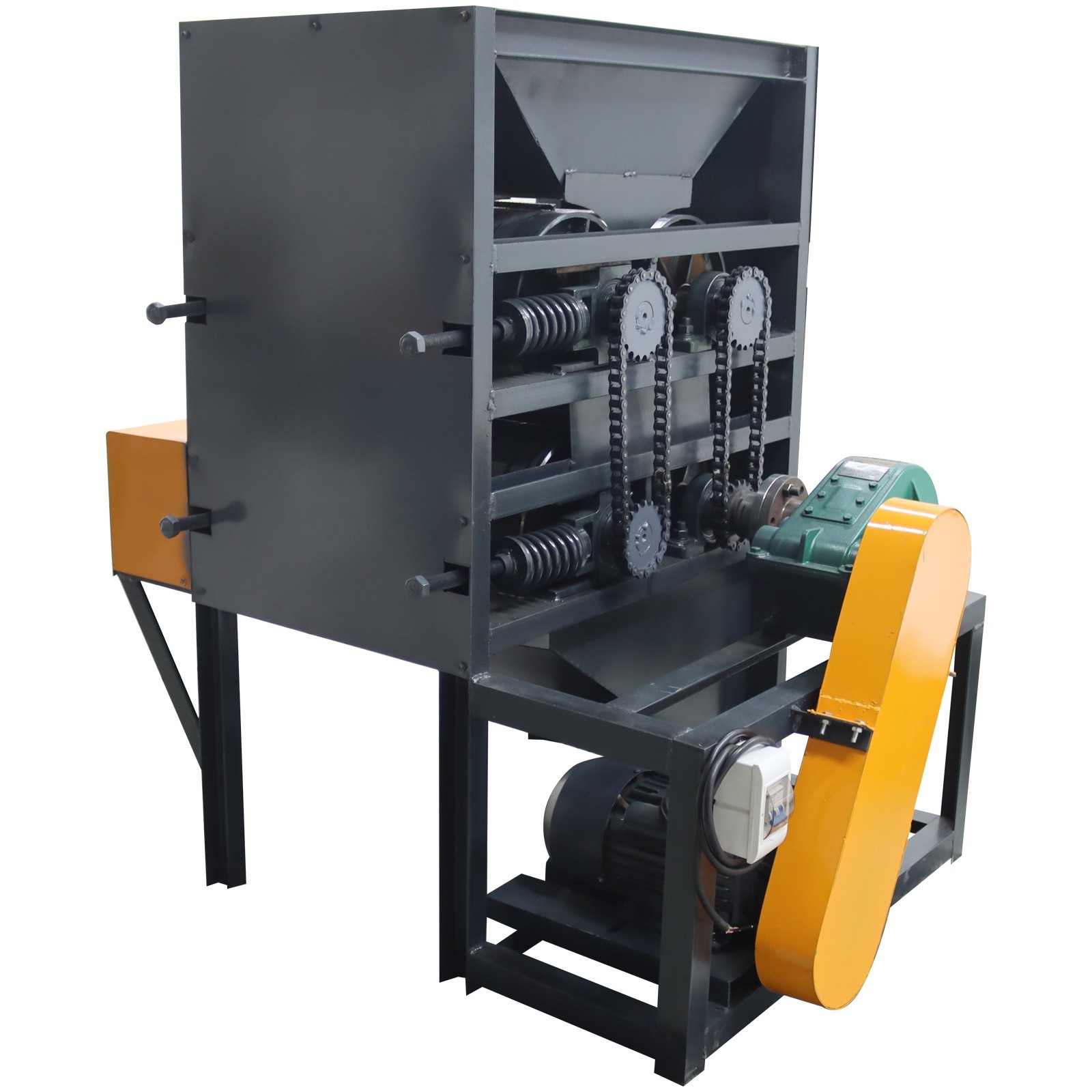 220V all-Aluminum Zip-Top Cans Flattening Machine Recycling Waste 80-120kg/h 4KW