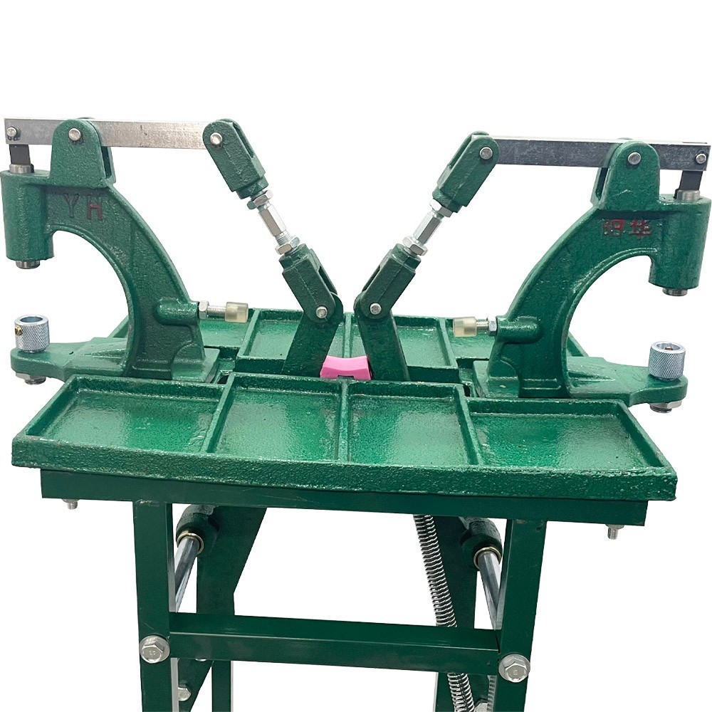 Manual Rivet Machine Green Two Foot Pedal Duty Rivet Machine Buttonhole Machine