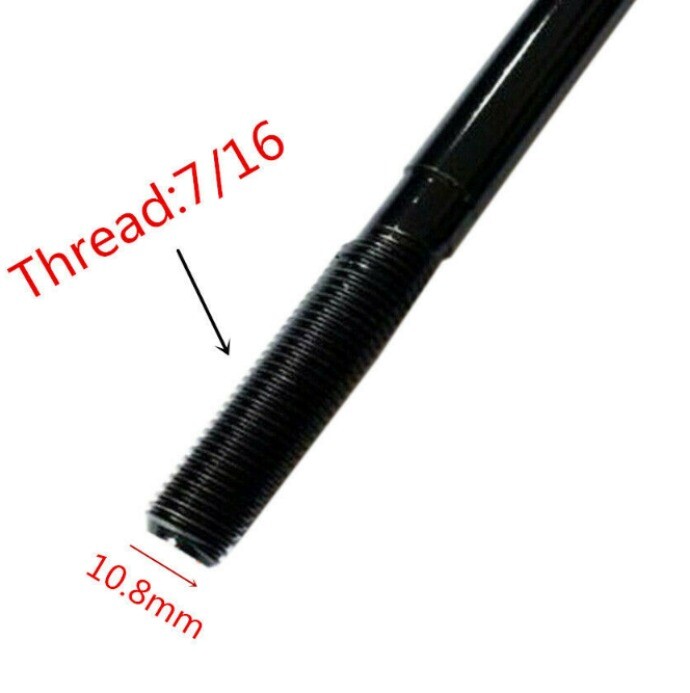 2PCS R8 Draw Bar For Milling Machine Part Overall Drawbar 7/16