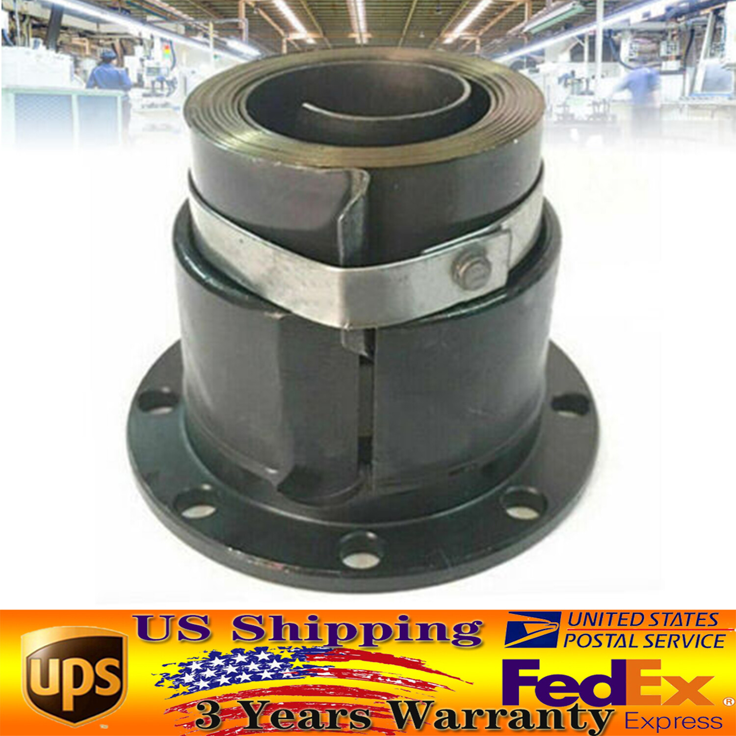 25mm Mill Milling Machine Part Clock Spring W/ Steel Housing For Bridgeport