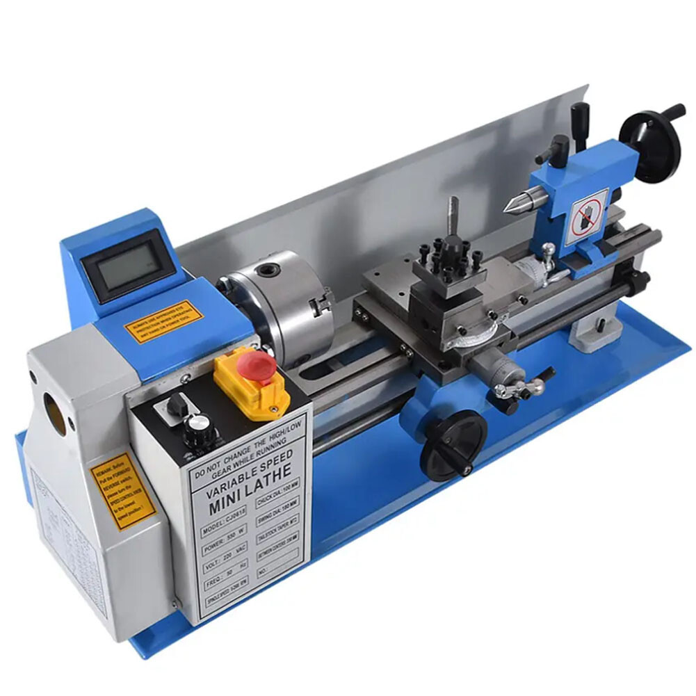 2500RPM 550W Mini Bench Lathe Variable Spindle Speed Lathe Machine