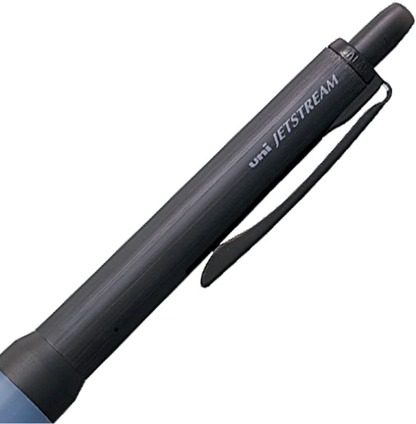 Uni Alpha-Gel Jetstream 0.7 mm Ball Point Pen Black Body Black Ink