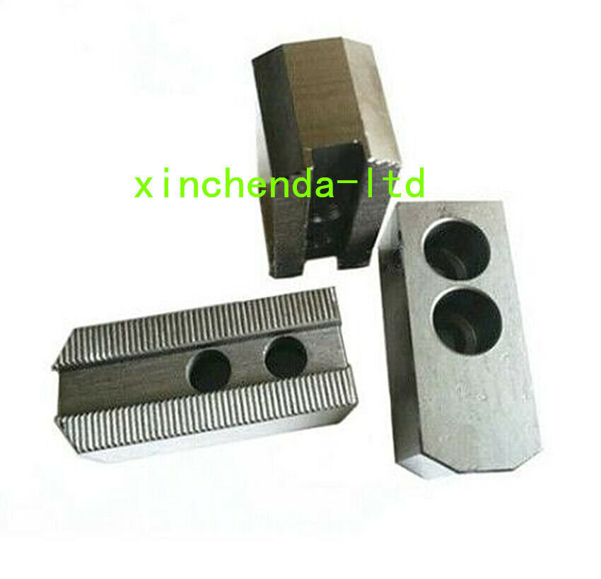3PC/Set 120° Soft Steel Pointed Jaw Chuck For 5” CNC Lather Chuck Self-Centering