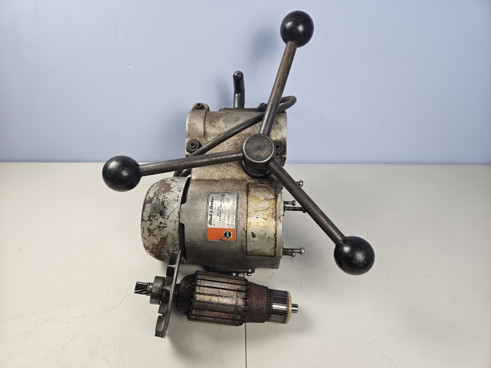 Black & Decker 741 Two Speed Magnetic Drill Press Motor Field Armature for Parts