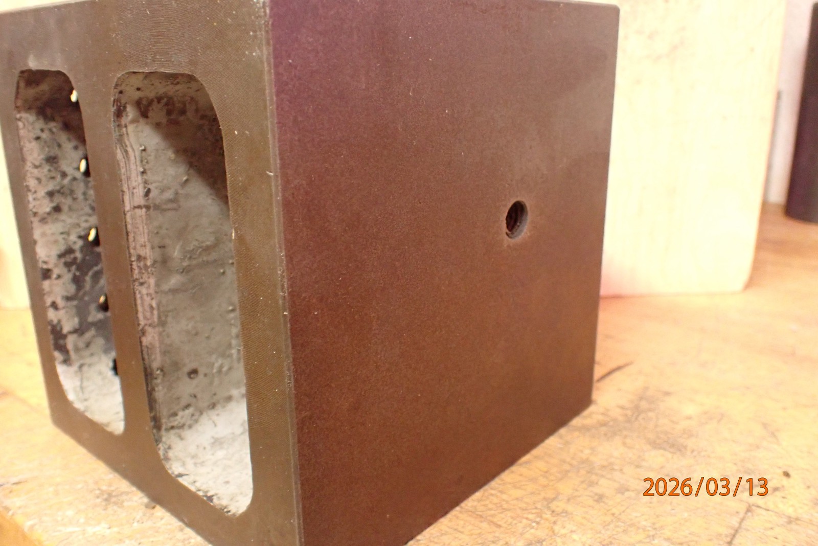R362 BOX PARALLEL MACHINIST SETUP TOOLING JIG FIXTURE WITH SOME 3/8-16 HOLES