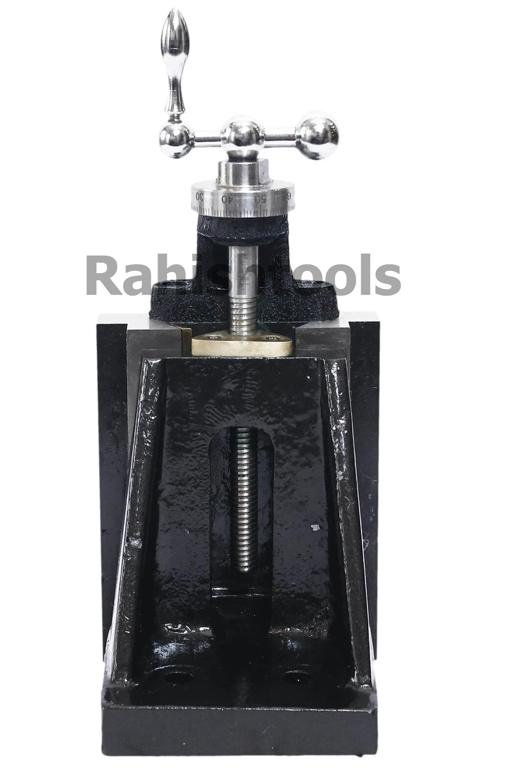 Lathe Vertical Milling Slide Fixed Base 4″ x 5″ And Self Centering Vice Vise 2″