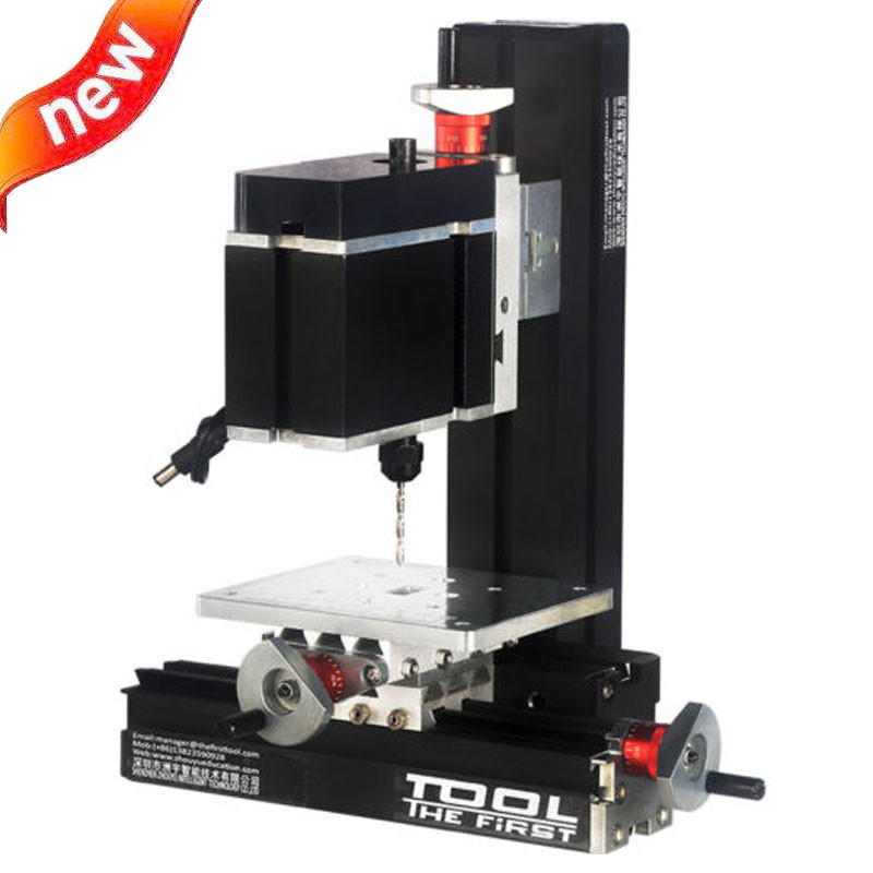 60W High Power Metal Mini Lathe DIY Micro Drilling Machine Wood Driller 12000rpm