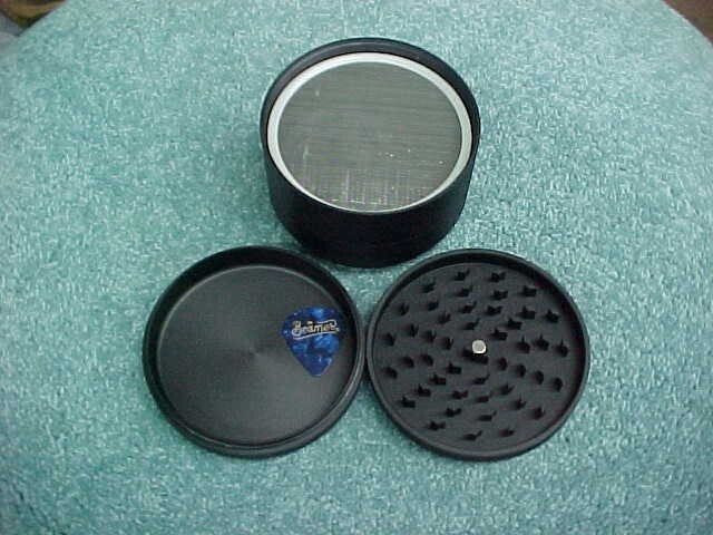New BEAMER Herb Grinder Aircraft Grade 90MM Factory Lifetime Warranty U.S.A.