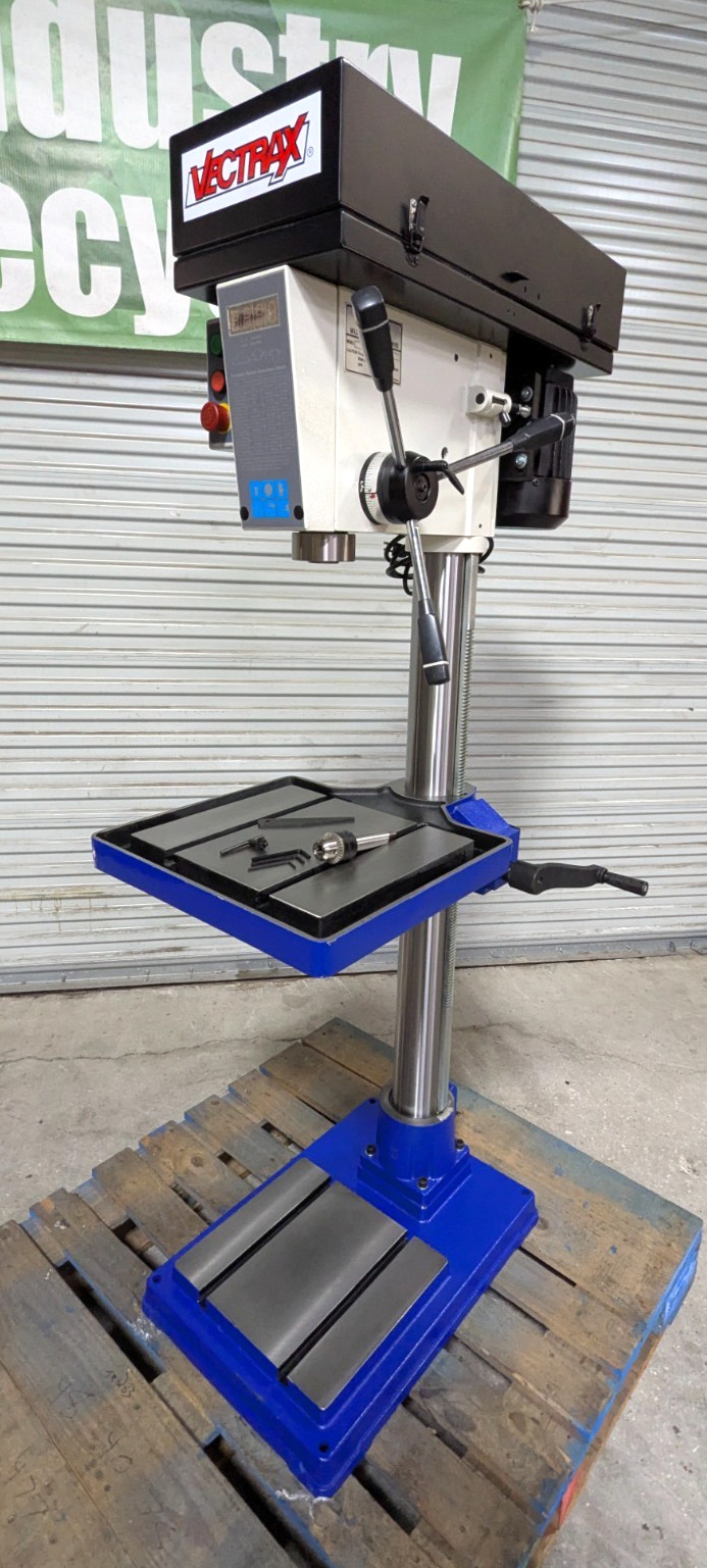 Vectrax 20" Variable Speed Drill Press 3MT 1HP 115V RF-19V *Scratch &a