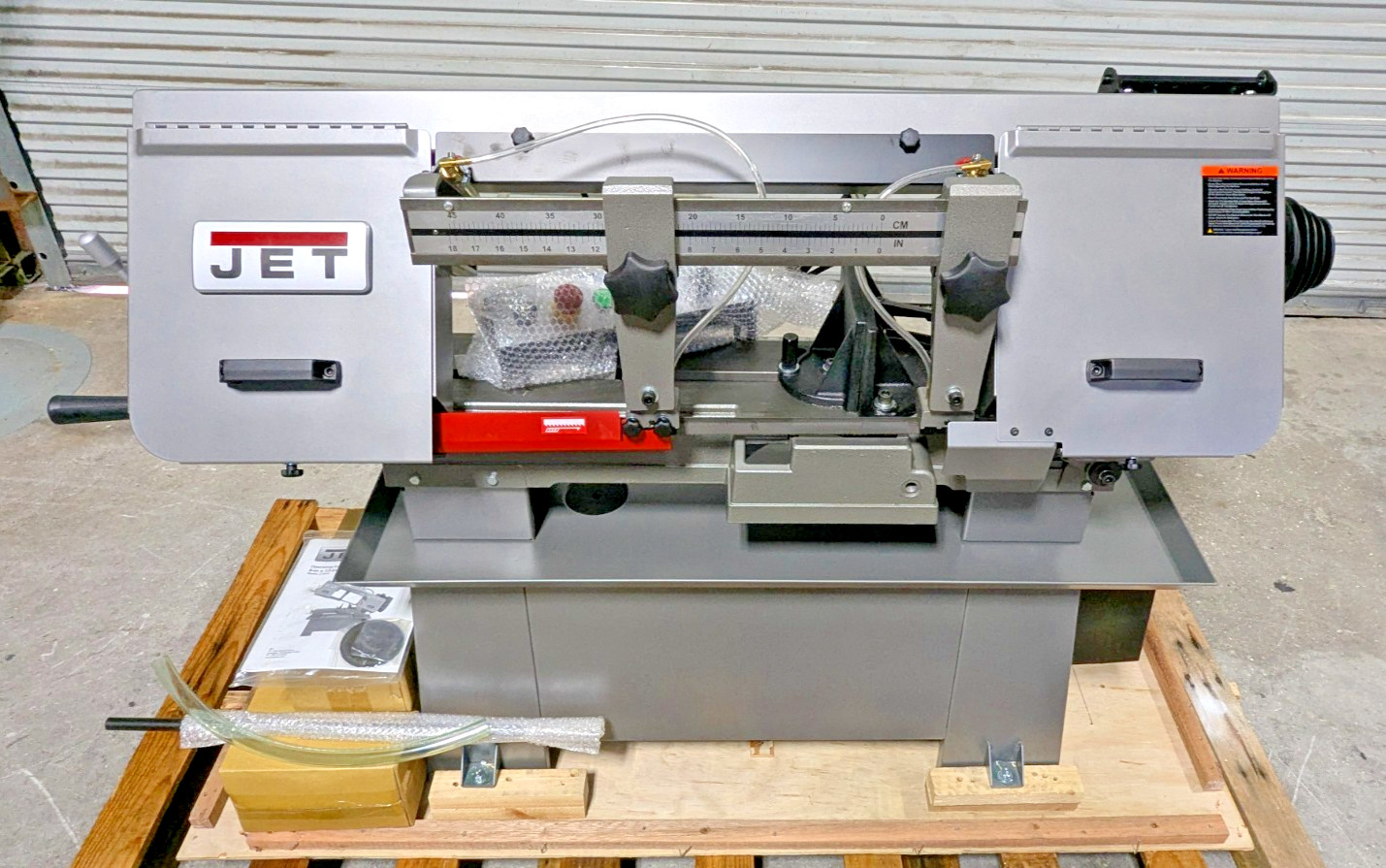 JET J-7015 8"x13" Horizontal Bandsaw 115/230V 1-1/2HP Step Pulley D
