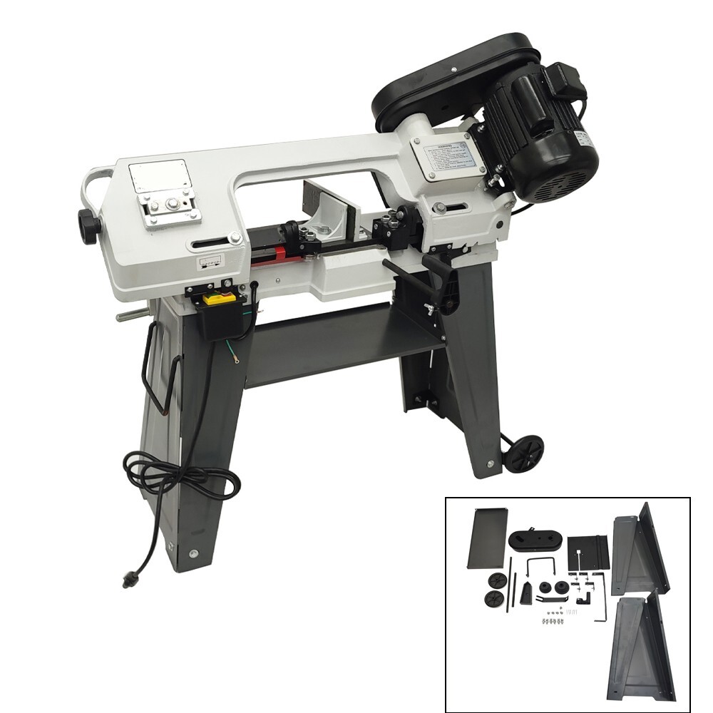 Horizontal/Vertical Bandsaw Metal cutting Band Saw Machine with Caster 3 Speeds
