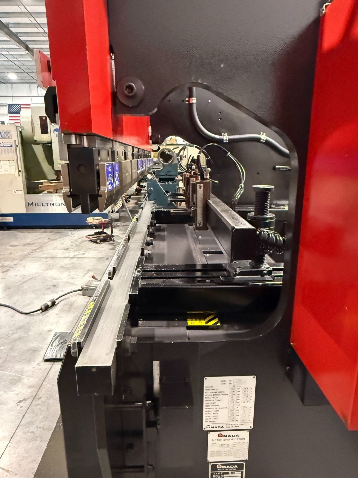 AMADA RG-50 78.8” x 55 Ton Up Acting Hydraulic Press Brake 2001’ #8415