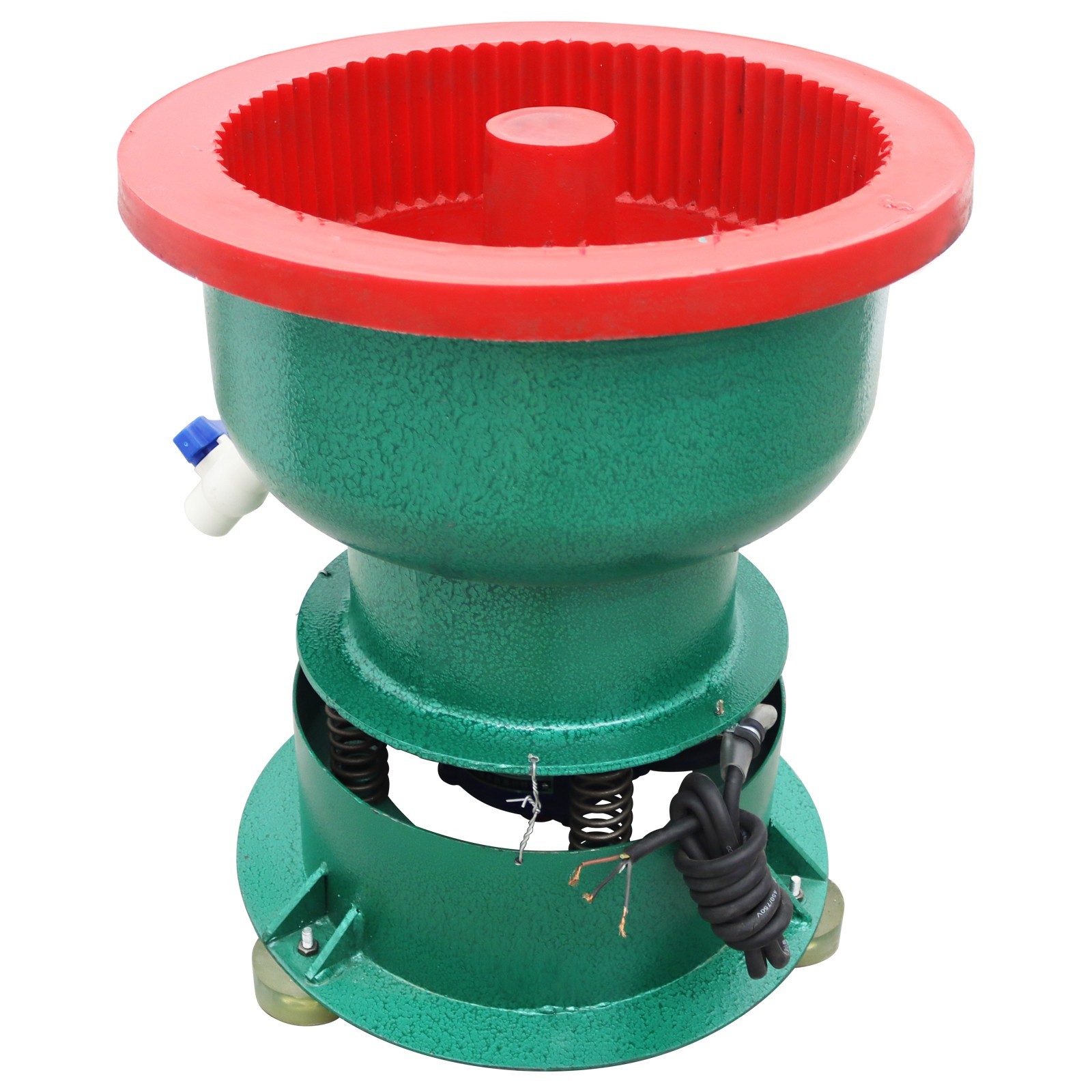 220V 40L Vibration Grinding Deburring Polishing Machine Rust Removal Tool 550W