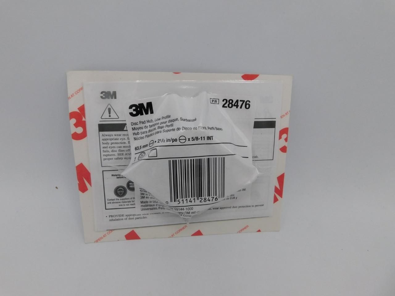 3M Disc Pad Hub 28476 2-1/2″ 5/8-11 Internal Low Profile BRAND NEW Free Shipping