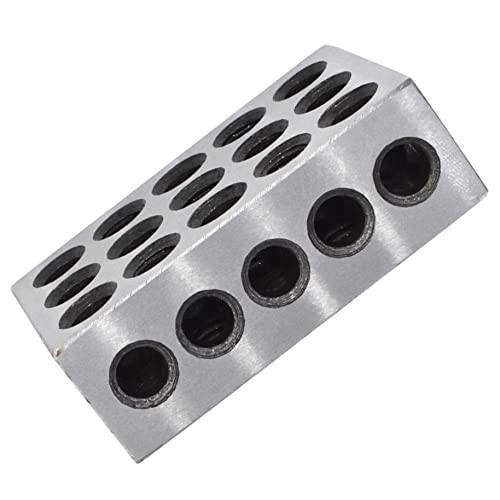 Precision 1″ x 2″ x 3″ Parallel Blocks – 5 Matched Pairs, 23 Holes, 0.0002″ Accu