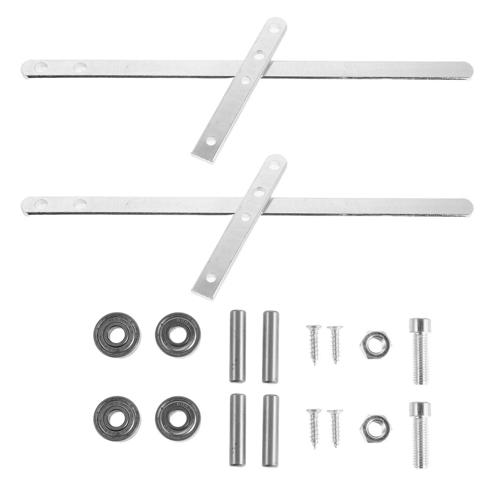 2Pcs Portable Manual Rebar Bender Hand Held Steel Wire Bending Tool Silver