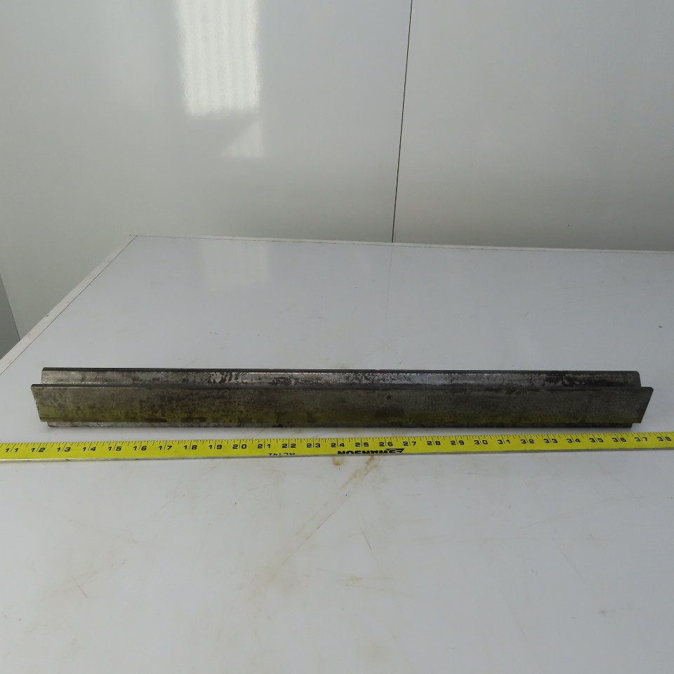 25-1/4″ Press Brake Forming V Angle Die Block 7/8″ opening 2-3/8″ Ht. 1-3/8″ Th