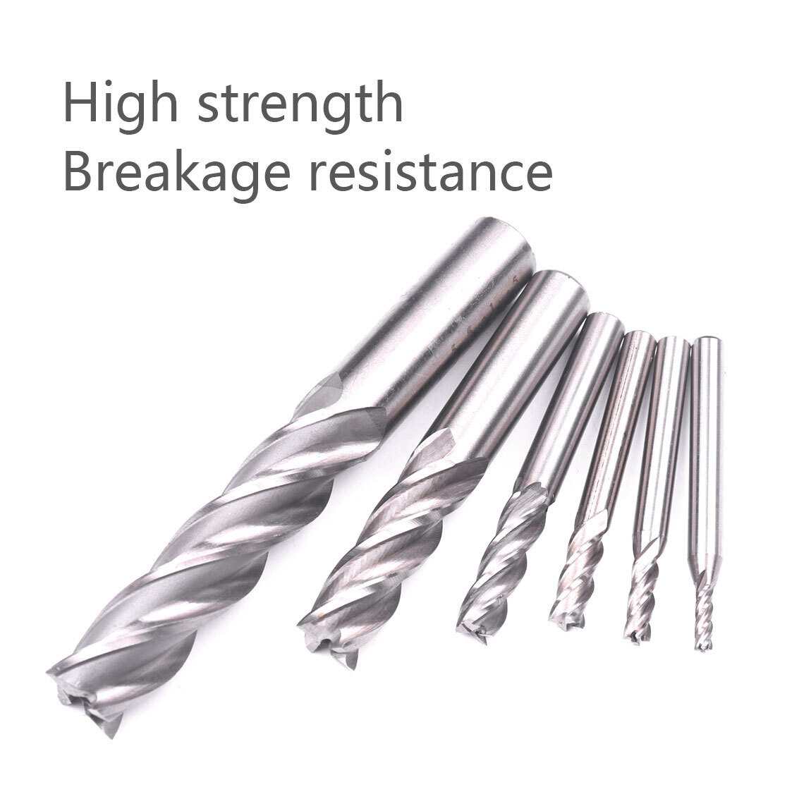 High-Speed Steel 4 Flute End Mills Kit – CNC Milling Cutter 1/8″-5/8″ for Metal