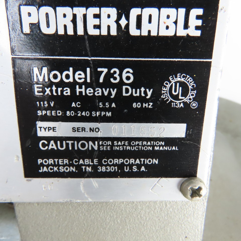 Porter Cable 736 Micro Processor Controlled Speedtronic Portable Band Saw 120V