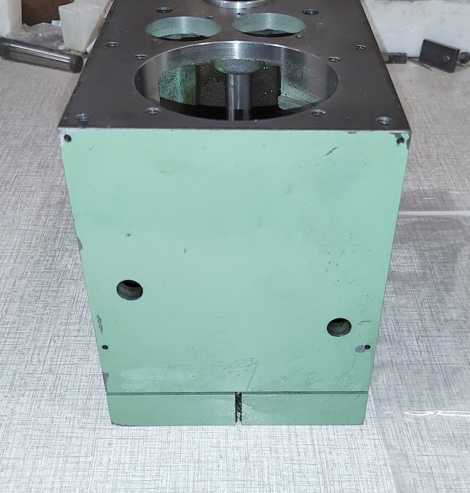 Emco FB-2 Mill Drill Parts: Gearhead Casting, Angle Gauge & Oil Pump Tube H17X