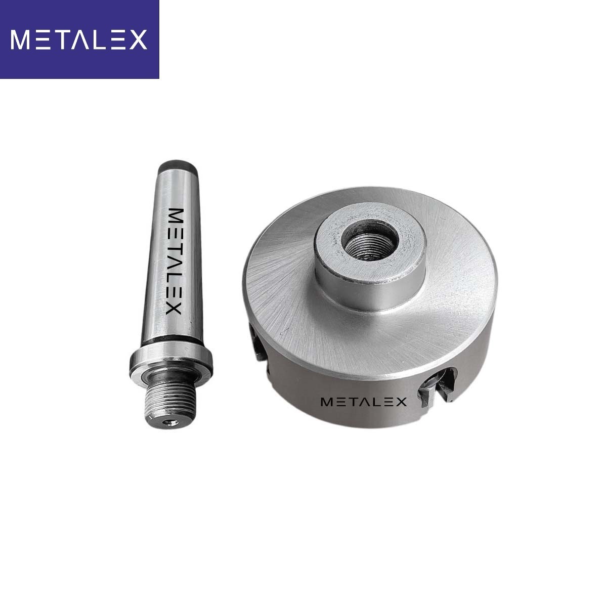 70mm Independent Lathe Chuck 4 Jaw 2.75″ MT3 Adapter Shank Arbor Metalwork Dril
