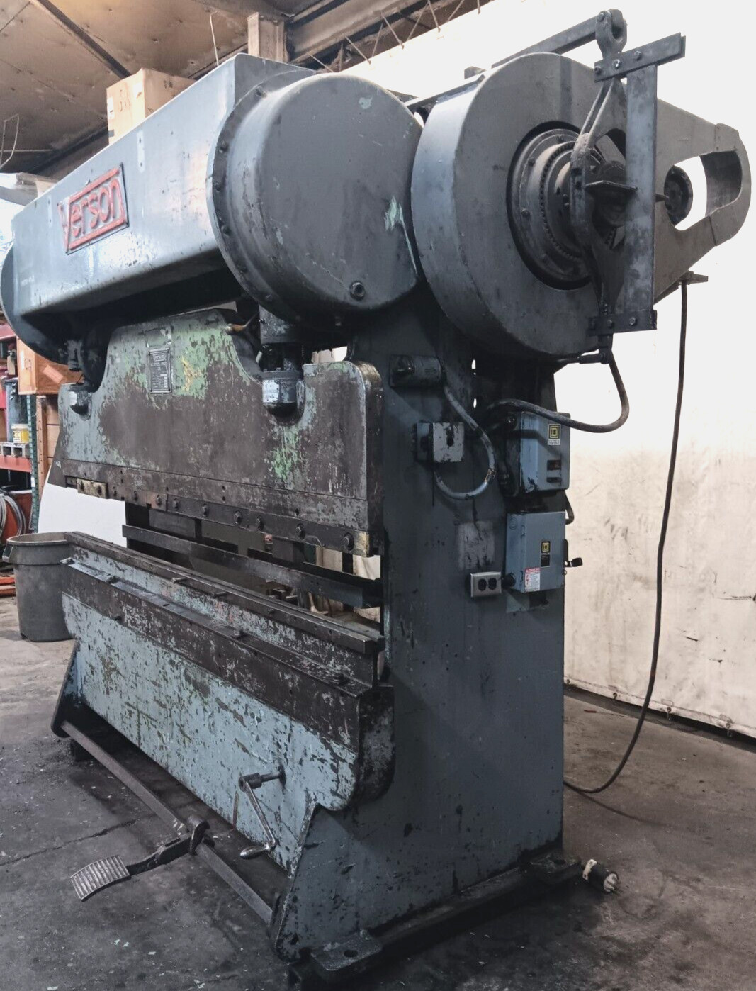 ALL STEEL PRESS CO. VERSON 50 TON PRESS BRAKE MOD. 2078-50 SERIAL NO. 15310-2078