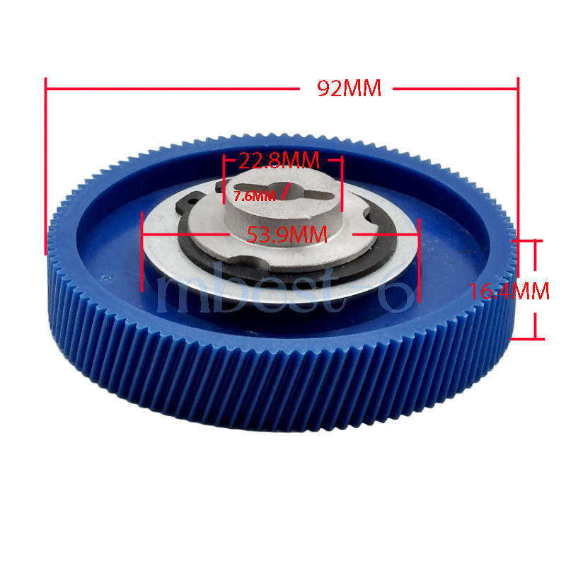 Milling Machine Part 92mm Gear & Hub For ALSGS AL-310S Servo Power Feed Model