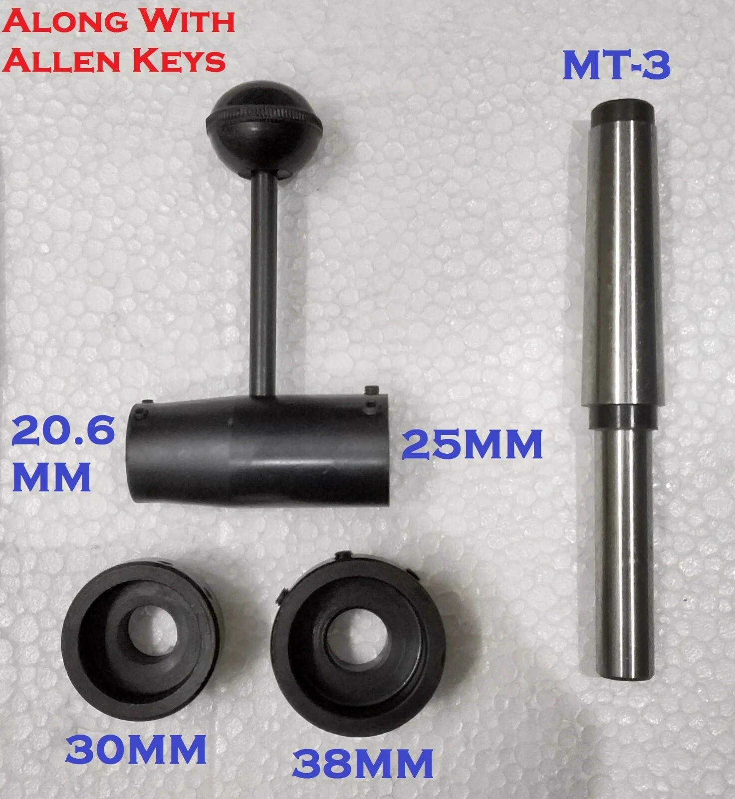Lathe Tailstock Die Holder Set Floating Type MT3 SHANK Hold Metric Dies 12 to 38