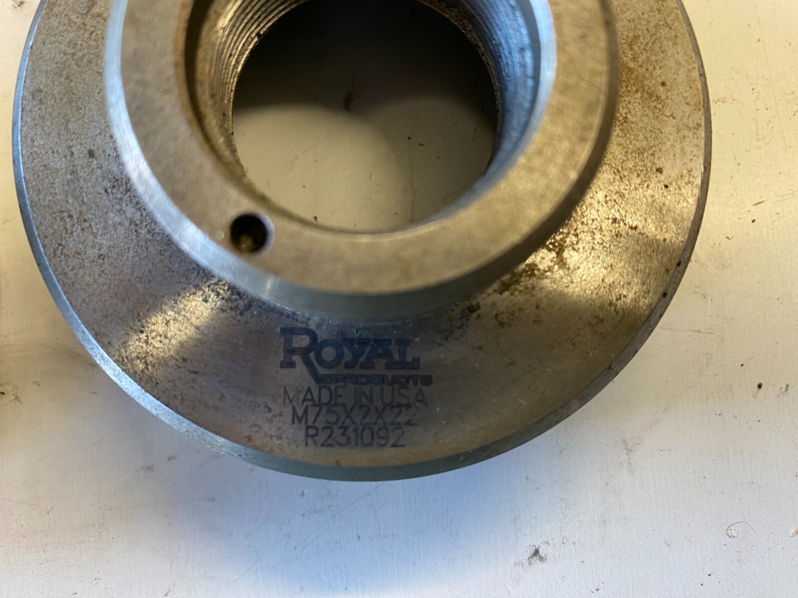 6 Lot Royal Products m75x2x22 m55x2x21 m60x1.5×19 25 CNC Lathe Chuck Adapter