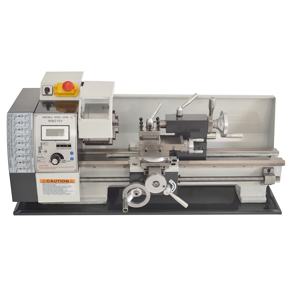 110V WM210V Metric Thread Lathe Precision Metal Brushless Motor Lathe 8″*16″