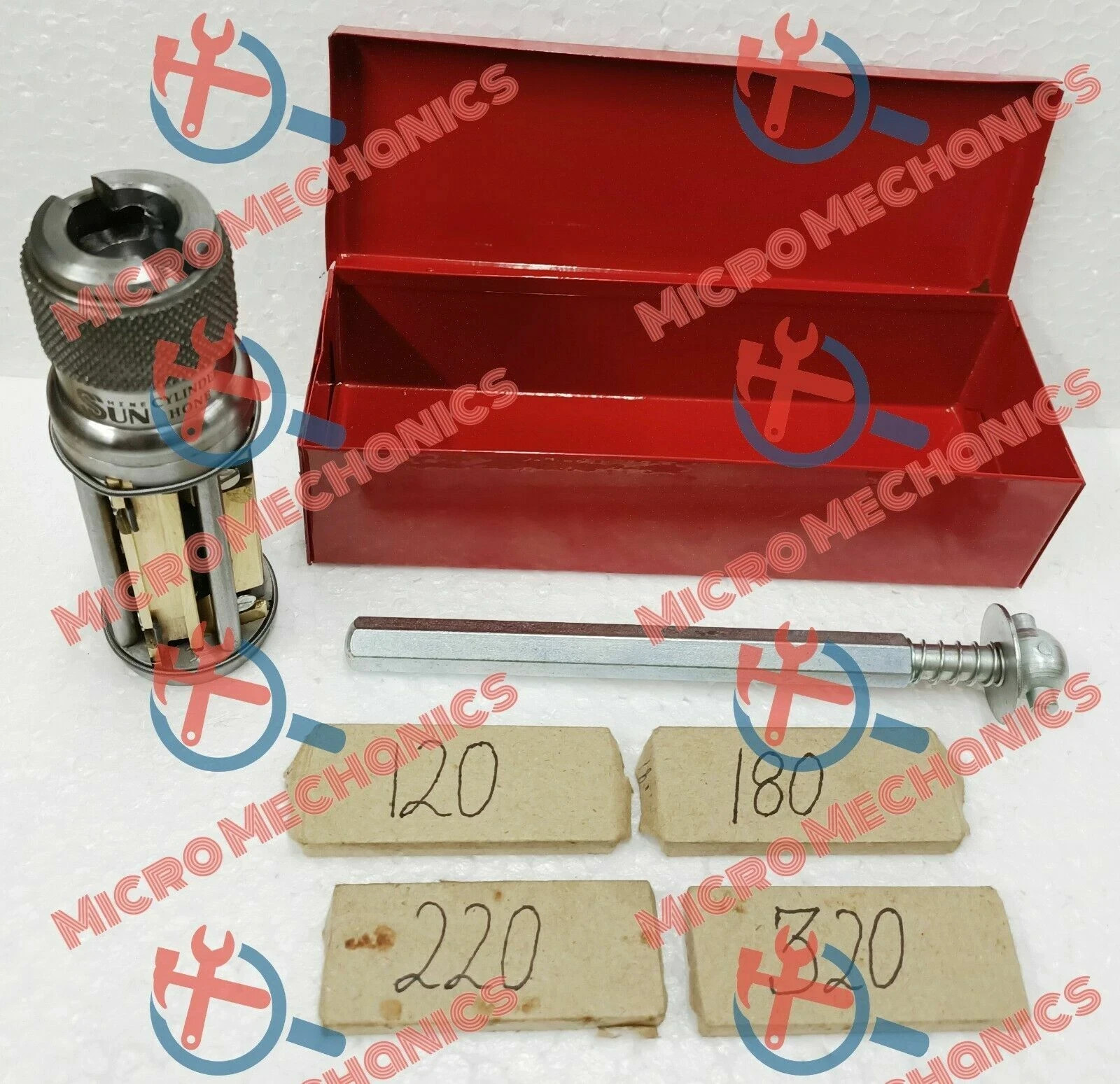 CYLINDER ENGINE HONE KIT – 50 TO 75 MM HONING MACHINE + HONING STONES BRAND NEW
