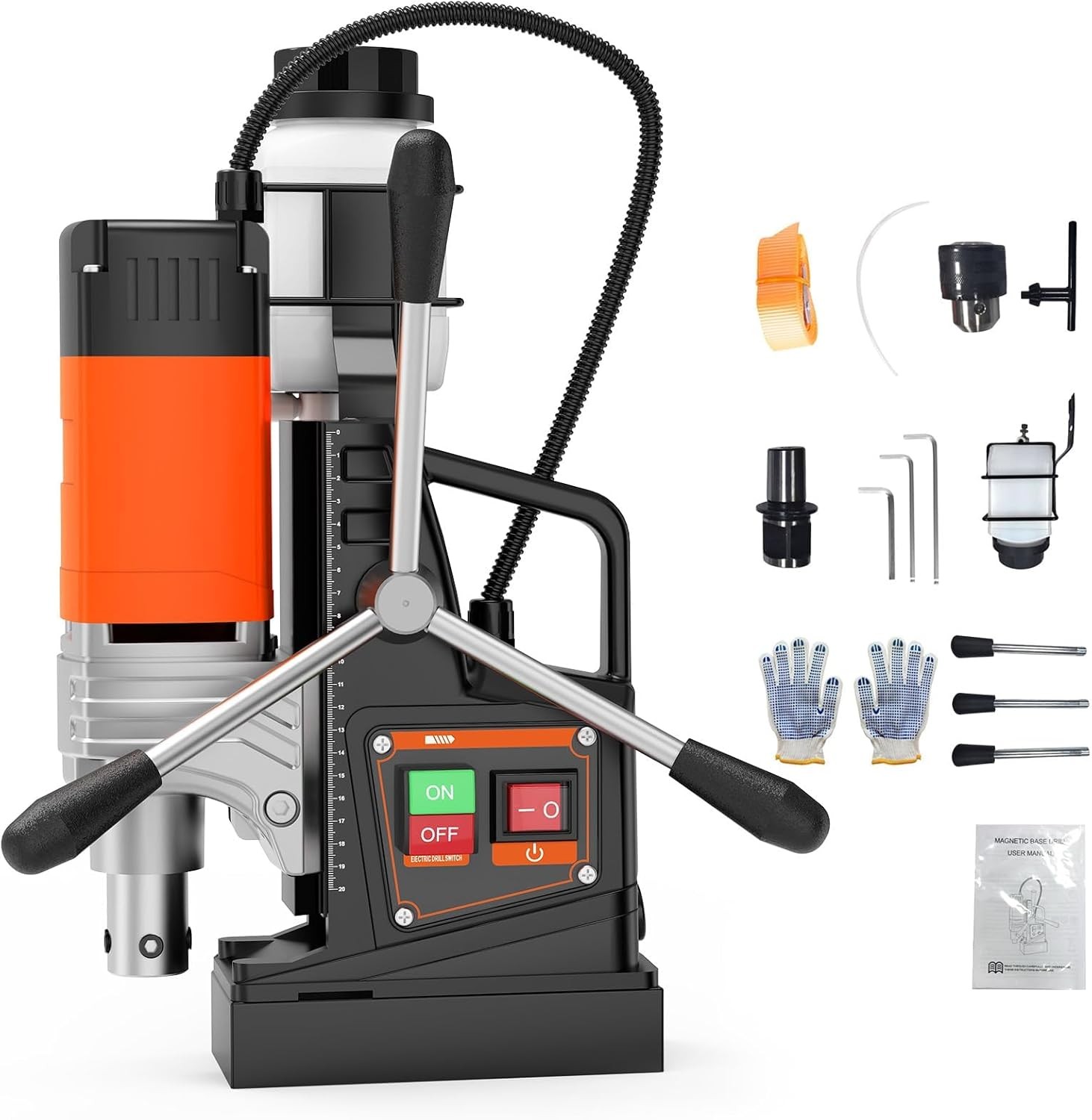 Portable Mag Drill Press 1750W 2922Lbf/13000N 810PRM 2in Boring Diameter