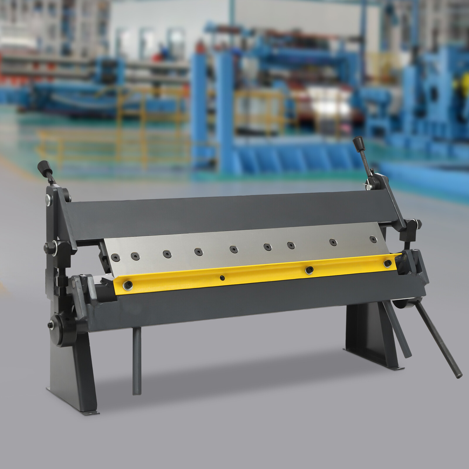 24″ Pan and Box Brake Sheet Metal Pan and Box Metal Brake w/ Removable Fingers~！