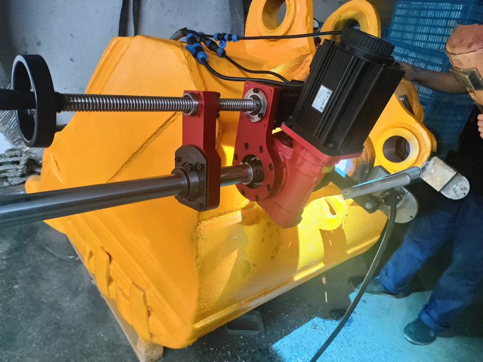 3100w Portable Line Boring&Bore Welding Machine Boring Rang 40-300mm 220V By Sea