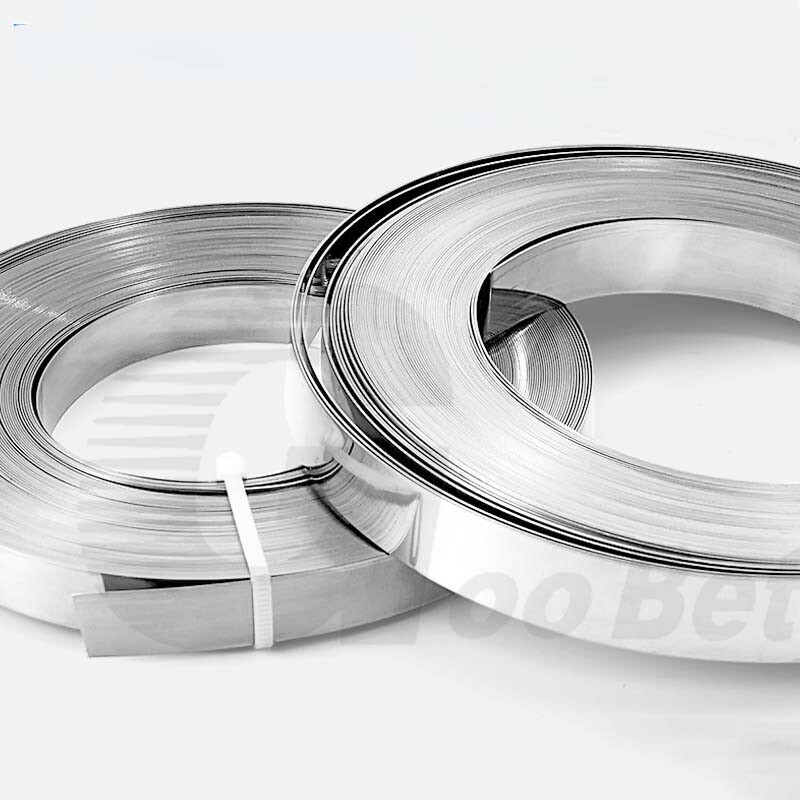 A2 304 Stainless Steel Flat Bar Metal Strip Foil Band Roll Sheet 0.1mm-1mm Thick