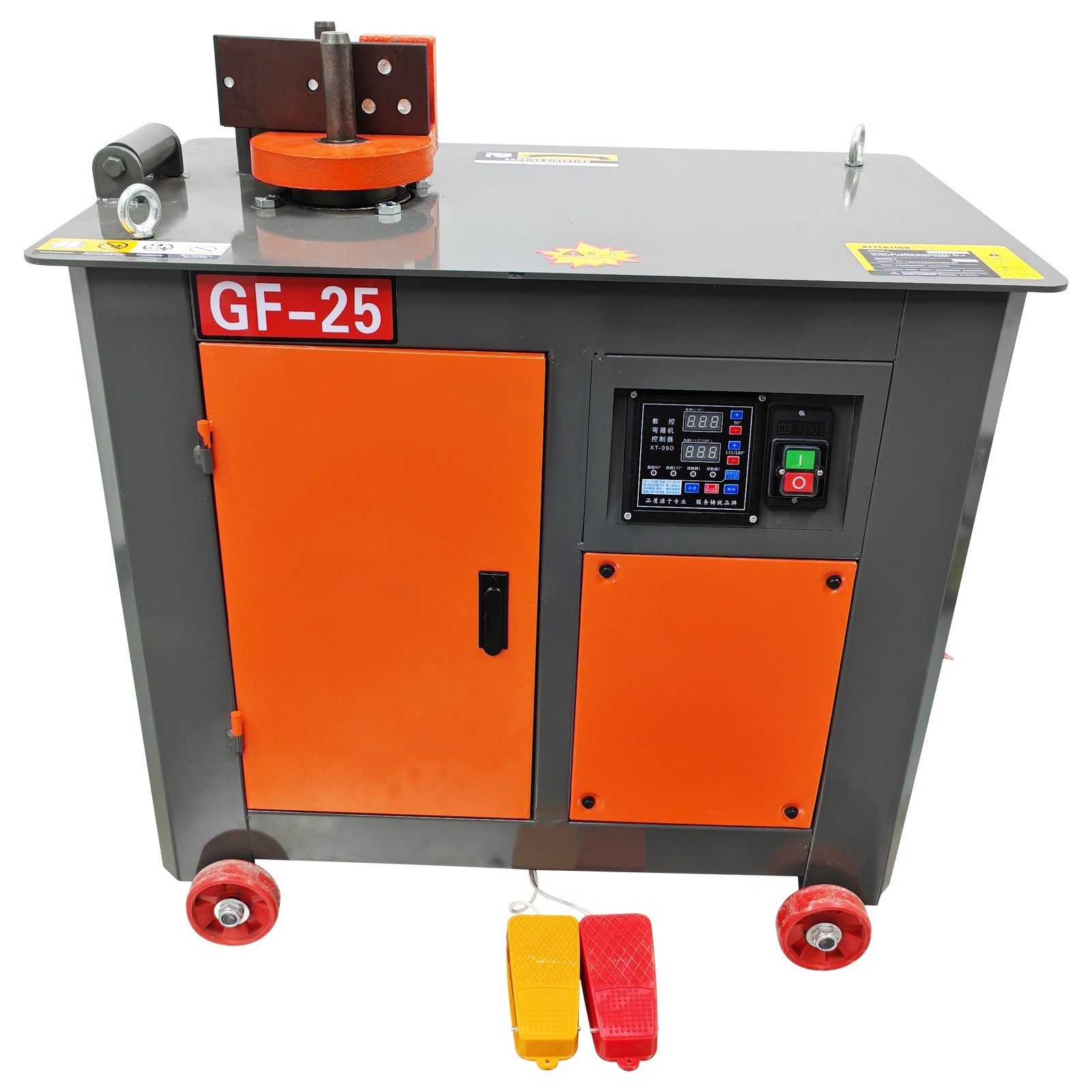 220V Reinforcement Hoop Bending Machine Steel Pipe Rebar Bender 18-22mm Dia