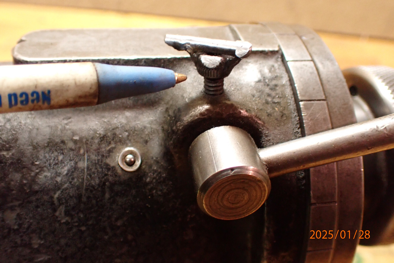 LOT B OLDER HARDINGE H-4 5C COLLET INDEX FIXTURE W/ DRAW BAR MACHINIST FIXTURE