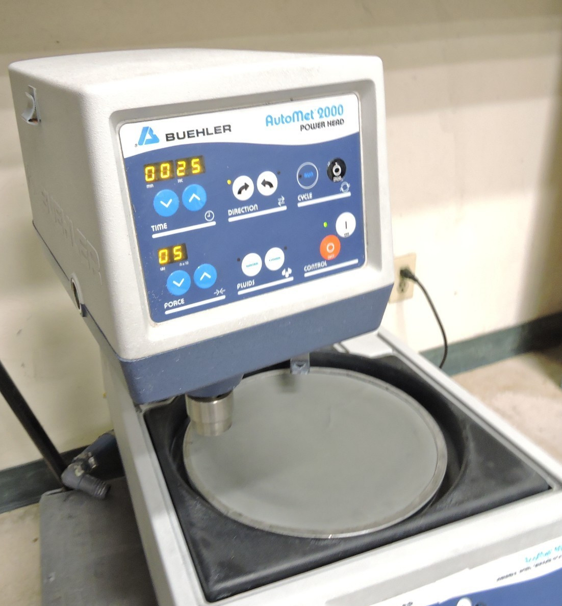 Buehler EcoMet 4000 Variable Speed Grinder Polisher with AutoMet 2000 Power Head