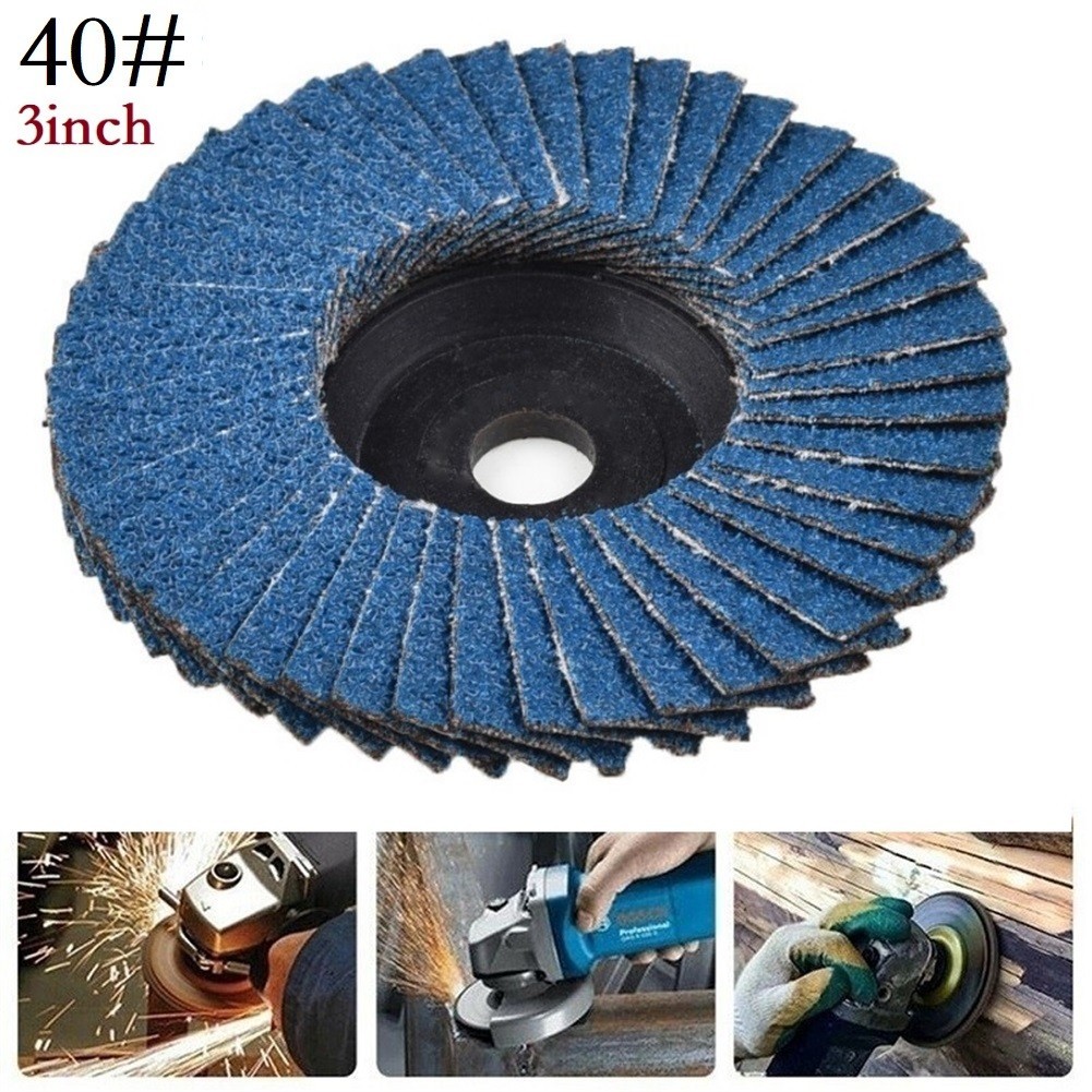 75mm/3 Grinding Wheel Flap Discs Angle Grinder Sanding Disc Wood Abrasive Tool