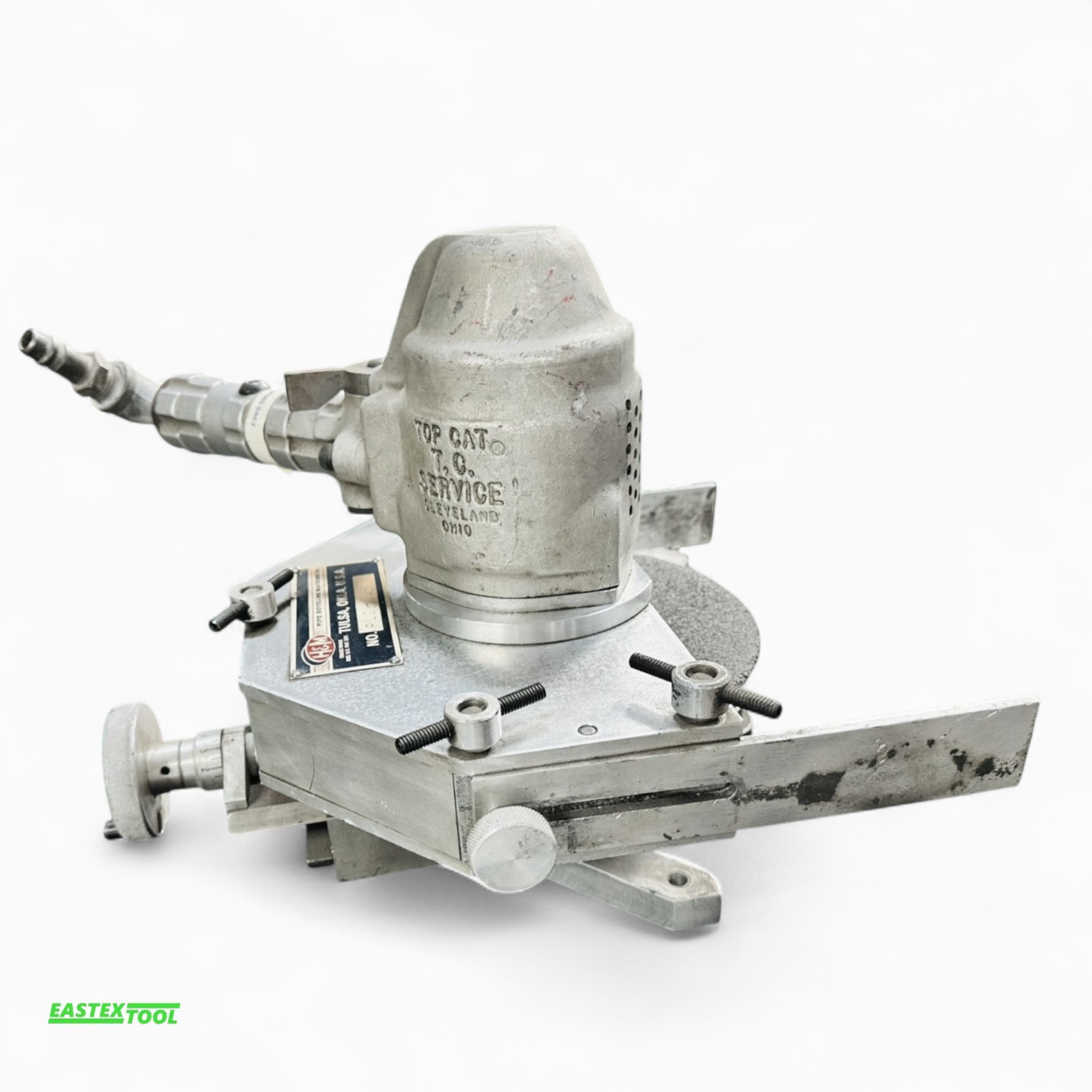 H&M PIPE BEVELING MACHINE NO. PLC-1128 PSI-90 MODEL NO. 66VL