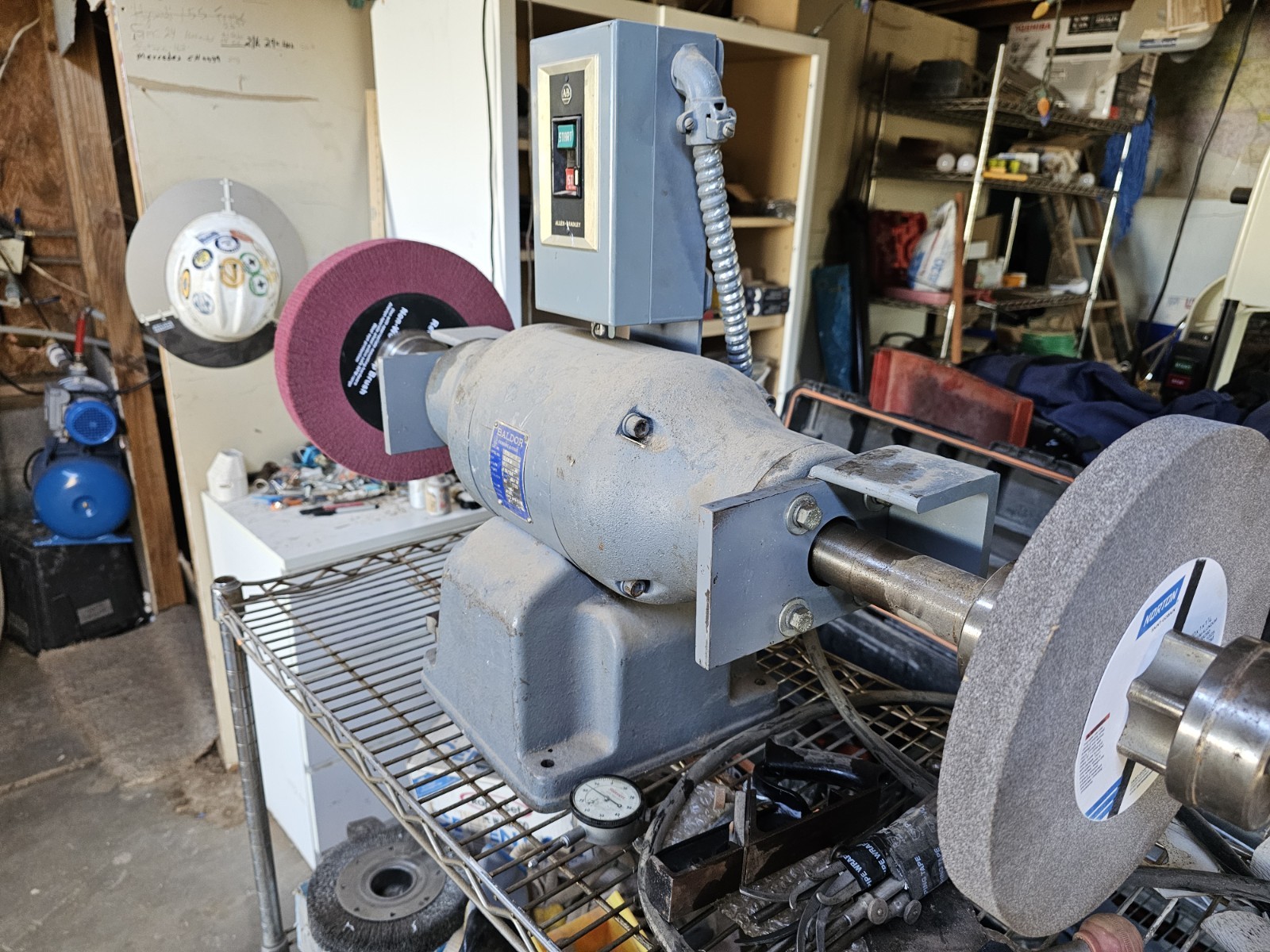 Baldor 1250 Bench Grinder 2HP 115/230V 1725 RPM Manual Electric