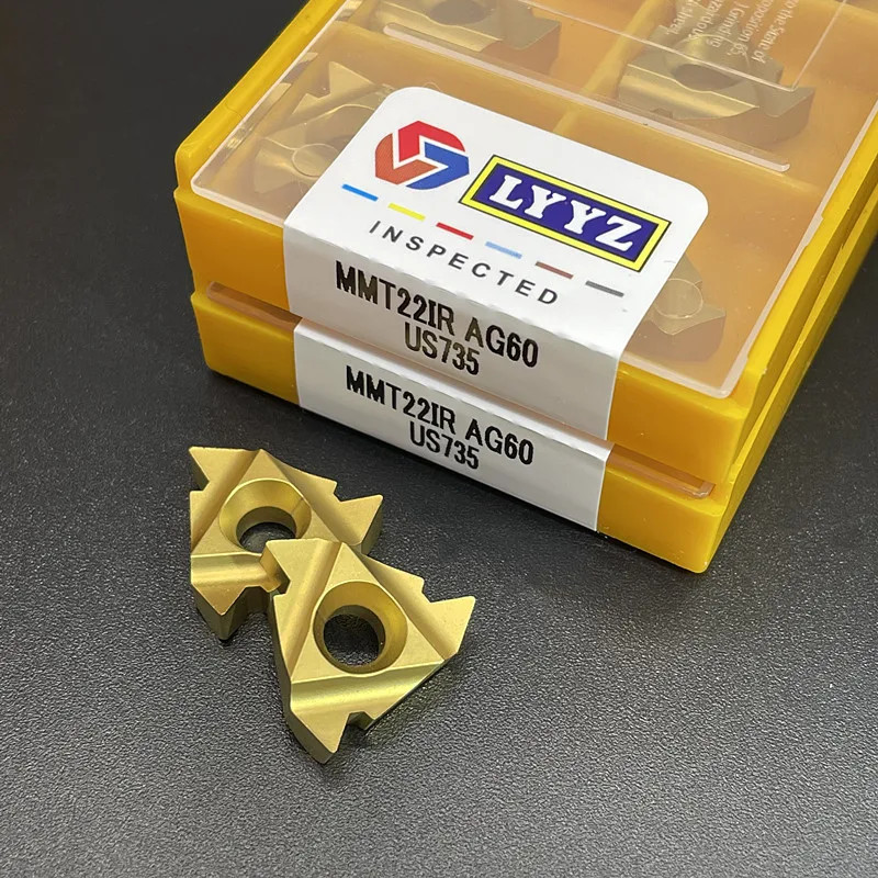 MMT22ER AG60 Carbide Thread Turning Inserts CNC Lathe Metal Cutting Durable Tool