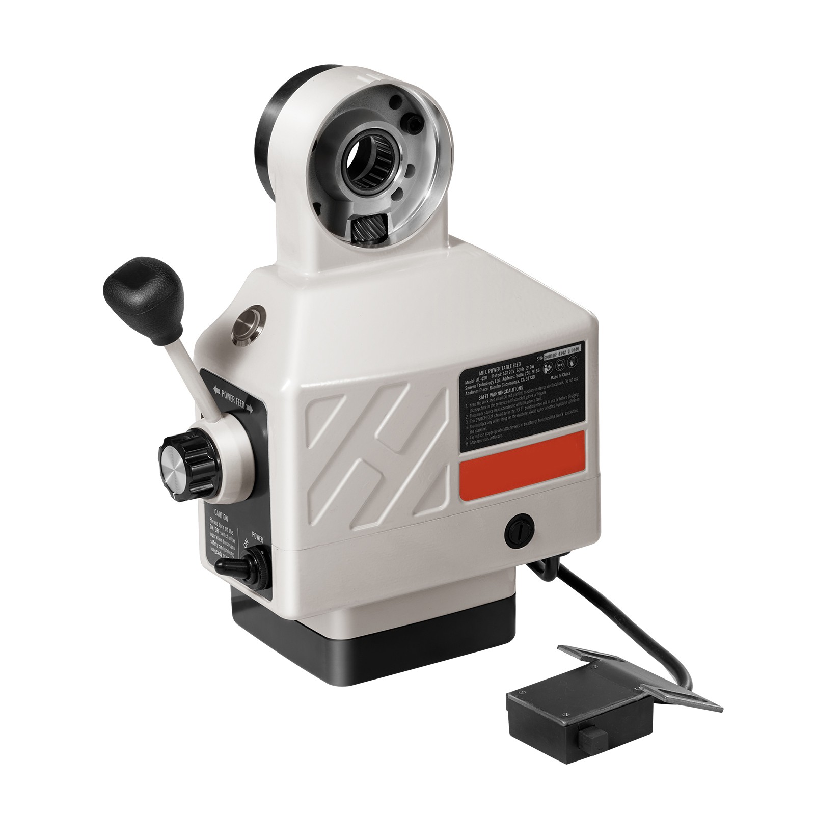 Uimoso Z-Axis Power Feed Table Mill for Milling Machine450 in-lb Torque 0-200RPM