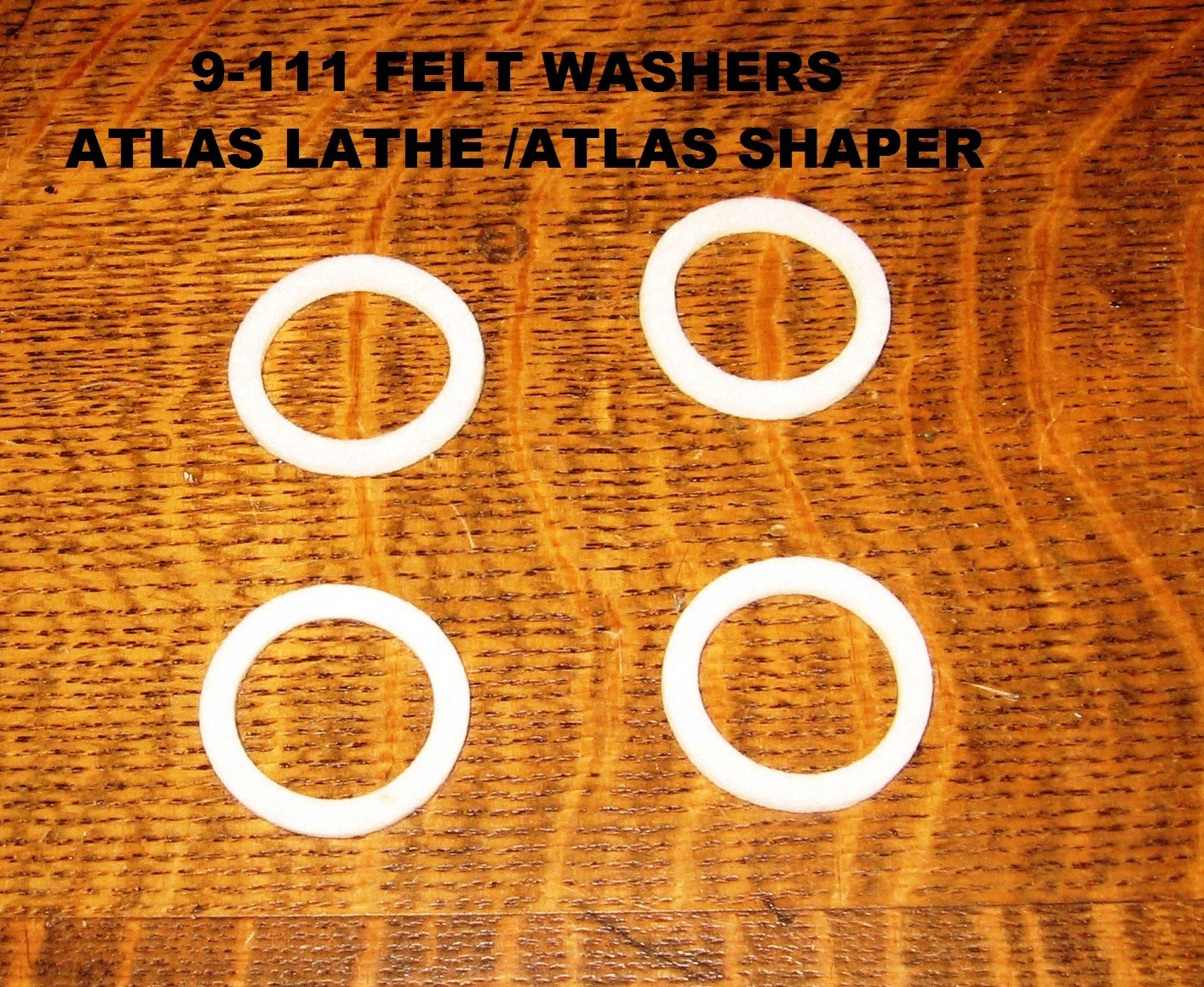 Atlas 10 Lathe 2 sets Felt,Wipers & Washers 9-111-10F130&10F-131& Manuals Disc