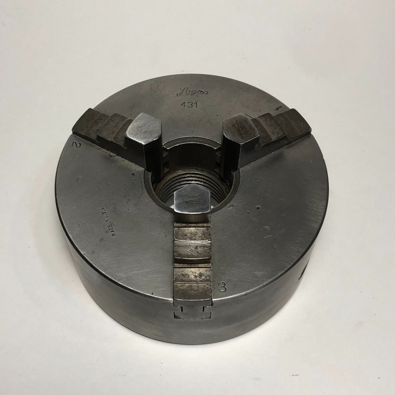 Logan 5″ No. 431 3 Jaw Lathe Chuck Atlas Logan Southbend