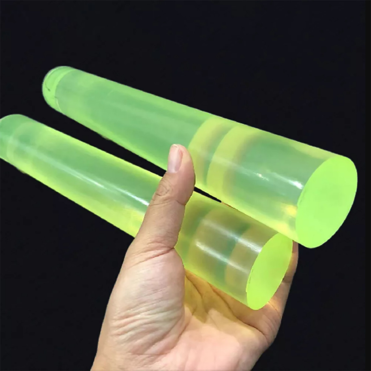 Polyurethane Rod Translucent PU Stick Elastic Rubber Bar Ø2-100mm Long 200-500mm